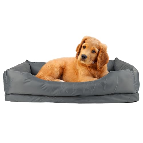 Qpets® Dog Couch, Soft Couch-Style Pet Bed Resting Sleeping Sofa, 210 Oxford Cloth Waterproof, Anti-Slip Anti-Scratch Washable Dog Bed for Small Medium Pets Indoor Outdoor Use (75x55x19cm) Qpets® Dog Couch, Soft Couch-Style Pet Bed Resting Sleeping Sofa, 210 Oxford Cloth Waterproof, Anti-Slip Anti-Scratch Washable Dog Bed for Small Medium Pets Indoor Outdoor Use (75x55x19cm)